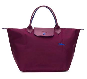 推荐Ladies Le Pliage Club Top Handle Bag M-Plum商品