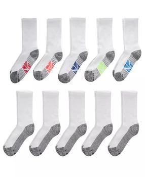 Hanes | Big Boys Ultimate Crew Socks, Pack of 10,商家Macy's,价格¥92