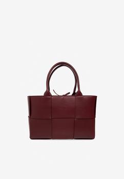 推荐Small Acro Tote Bag in Intreccio Leather商品