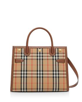 巴宝莉包包包, Burberry | Mini Vintage Check Two Handle Title Bag商品图片 