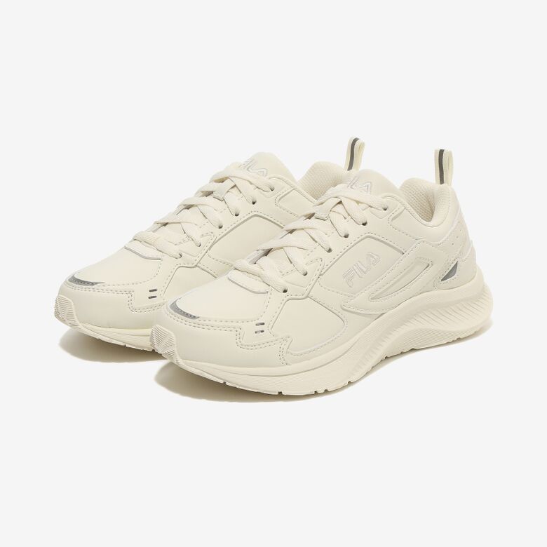 Fila | 【享贝家】FILA斐乐新款复古跑步鞋增高运动鞋男女同款米色1RM02229E-926商品图片,4.6折, 包邮包税