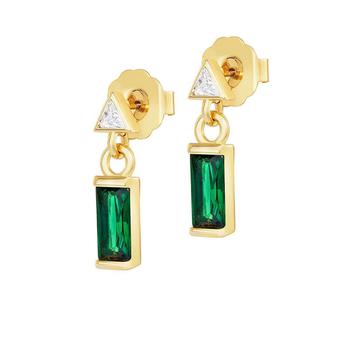 推荐Esmeralda earrings - gold商品