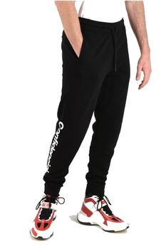 推荐Marcelo Burlon Mens Black Cotton Joggers商品