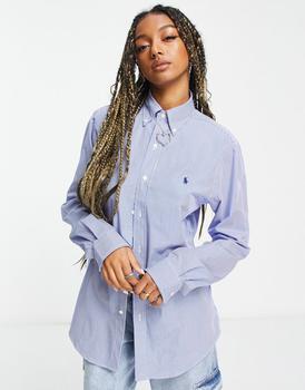 推荐Polo Ralph Lauren striped shirt in blue/white商品