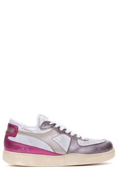 Diadora | Diadora Mi Basket Lace-Up Sneakers 6.9折×额外9折, 额外九折