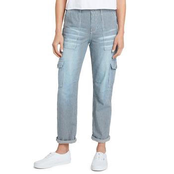 迪克斯怎么样, DICKIES | Dickies Womens Cuffed Striped Cargo Pants商品图片 4.5折