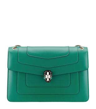 bvlgari包, BVLGARI | Leather Serpenti Forever Shoulder Bag商品图片 