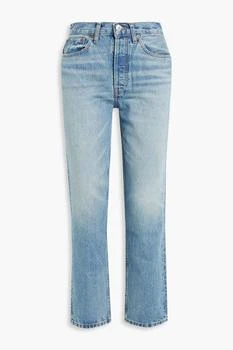 推荐70s high-rise straight-leg jeans商品