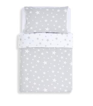 商品Snüz | Star Print Duvet Cover & Pillowcase Set,商家Harrods,价格¥294图片
