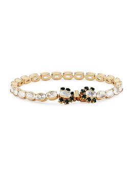 商品GAS Bijoux | Riviera Fleur 24K Gold-Plate & Crystal Bracelet,商家Saks Fifth Avenue,价格¥1579图片