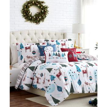 商品Winter Wonderland Reversible 6 Piece Comforter Set, Full/Queen图片