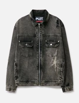 PIET | PIET x Oakley Distressed Denim Jacket,商家HBX,价格¥2368