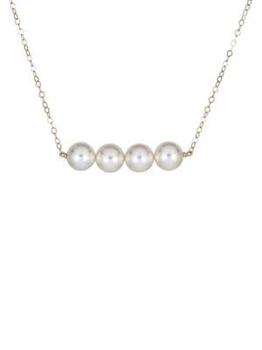 商品BELPEARL | 14K Yellow Gold & 8MM Cultured Akoya Pearl Necklace,商家Saks OFF 5TH,价格¥1759图片