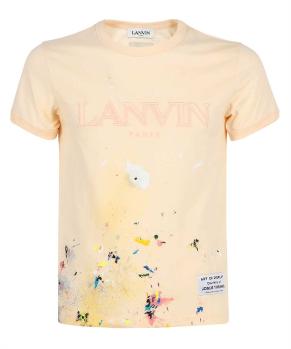 推荐LANVIN 米黄色男士T恤 RU-TSG007-J007-P22-S1商品