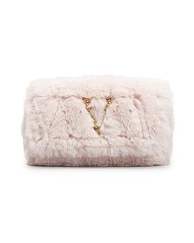 商品Versace | Virtus Mini Faux-Fur Clutch Bag,商家Neiman Marcus,价格¥4683图片