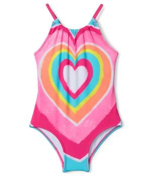 Hatley | Psychodelic Heart Gather Front Swimsuit (Toddler/Little Kids/Big Kids),商家Zappos,价格¥220