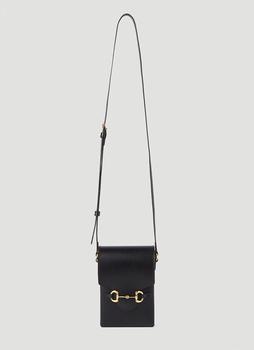 Gucci | Horsebit 1955 Mini Crossbody Bag in Black商品图片,