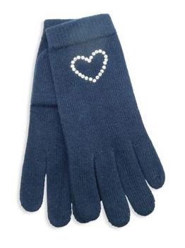 推荐Studded-Heart Merino Wool-Blend Gloves商品