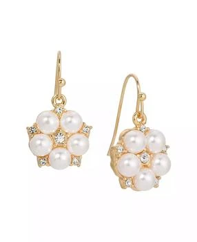 2028 | Crystal Accent Flower Drop Earrings,商家Macy's,价格¥134