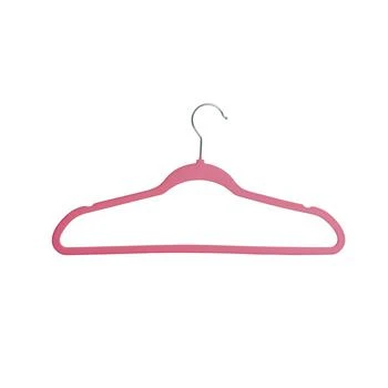 Slim-Profile Non-Slip Velvet Hangers Set, 25 Pieces