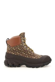 burberry鞋帆布鞋, Burberry | Burberry monogram leather lace-up ankle boots商品图片 4.7折