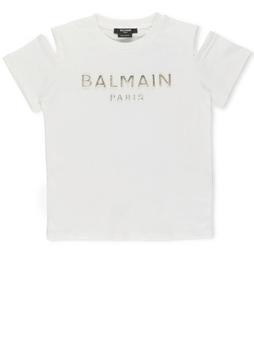 Balmain | Balmain Kids Cut-Out Crewneck T-Shirt商品图片,8.1折