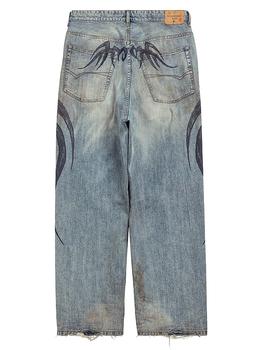 Balenciaga Y2k Stretched Knee Baggy Pants - Leggings - Compare