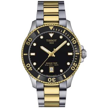 Tissot | Men's Swiss Seastar 1000 Two-Tone Stainless Steel Bracelet Watch 40mm 