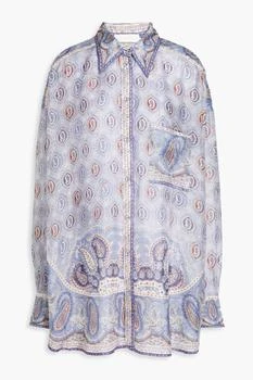Zimmermann | Paisley-print silk-crepe de chine shirt,商家THE OUTNET US,价格¥2111
