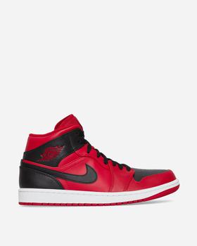 Jordan | Air Jordan 1 Mid Sneakers Red商品图片,额外6.7折, 独家减免邮费, 额外六七折
