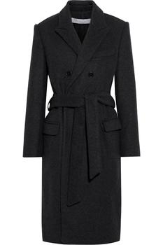 product Irois double-breasted belted wool-blend felt coat image