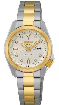 精工5号价格, Seiko | 5 Sports White Dial Two-tone Ladies Watch SRE004K1商品图片 5.3折