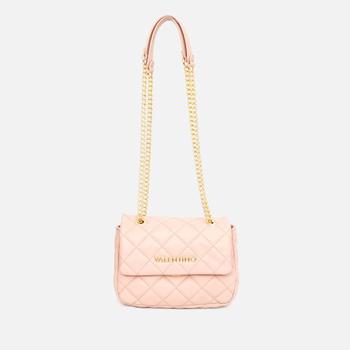 推荐Valentino Bags Ocarina Quilted Faux Leather Shoulder Bag商品