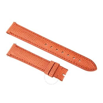 Hadley Roma | 16 MM Shiny Orange Lizard Leather Strap,商家Jomashop,价格¥261