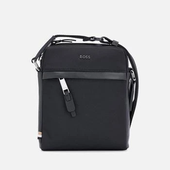 推荐BOSS Black Men's Highway Zip Cross Body Bag - Black商品