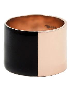 雪茄, Bondeye Jewelry | Cigar Band Black Enamel and Rose Gold商品图片 