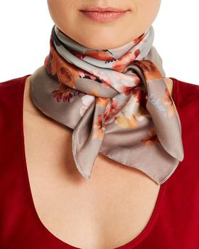 Echo Design是什么牌子, Echo Design | Painted Floral Print Silk Scarf商品图片 