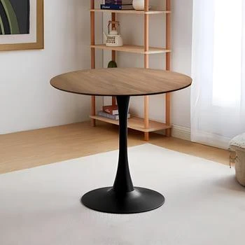 Simplie Fun | Walnut color Round Dining Table,商家Premium Outlets,价格¥1343