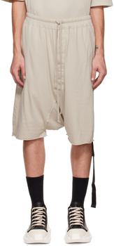 rick owens男裤, Rick Owens | Off-White Drawstring Pods Shorts商品图片 额外8.5折, 额外八五折