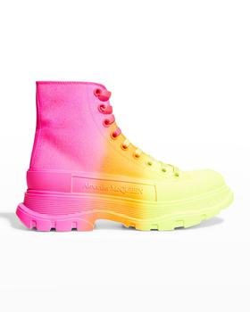 mcqueen包包, Alexander McQueen | Tread Slick Ombre Sneaker Boots商品图片 2.9折