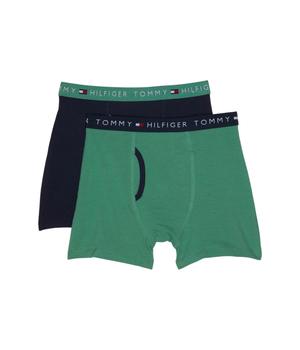 商品Tommy Hilfiger | Solid 2-Pack Boxer Briefs (Little Kids/Big Kids),商家Zappos,价格¥108图片
