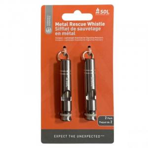 商品Sol | SOL - Rescue Metal Whistle 2-Pack,商家New England Outdoors,价格¥60图片