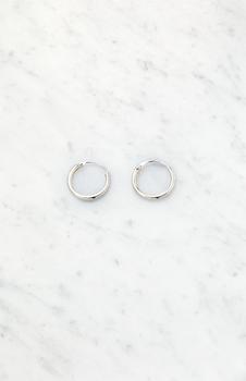 商品Silver Small Hoop Earrings图片