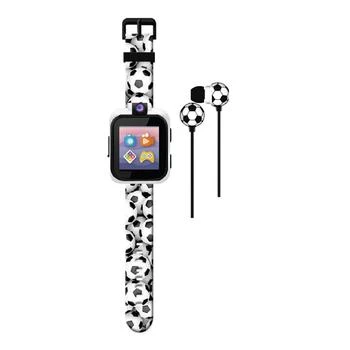 Playzoom | Kids Black and White Silicone Smartwatch 42mm Gift Set,商家Macy's,价格¥484