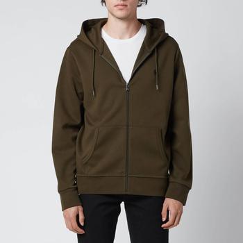 推荐Polo Ralph Lauren Men's Double Knit Zip-Through Hoodie - Green商品