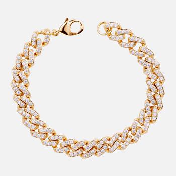 推荐Crystal Haze Women's Mexican Chain Bracelet - Gold商品