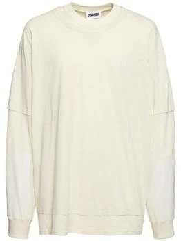 Magliano | Trauma Oversized Cotton T-shirt,商家LUISAVIAROMA,价格¥2226