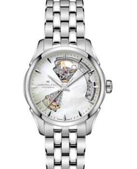 Hamilton | Hamilton Jazzmaster Open Heart Mother of Pearl Dial Steel Women's Watch H32215190商品图片,6.2折