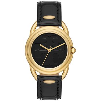 Tory Burch | Women's The Miller Black Patent Leather Strap Watch 32mm商品图片,