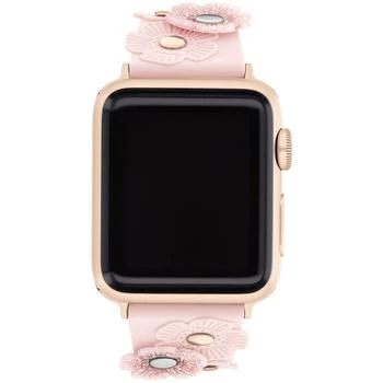Coach | Women's Tea Rose Blush Rubber 38/40/41mm Apple Watch Band 7.4折, 独家减免邮费